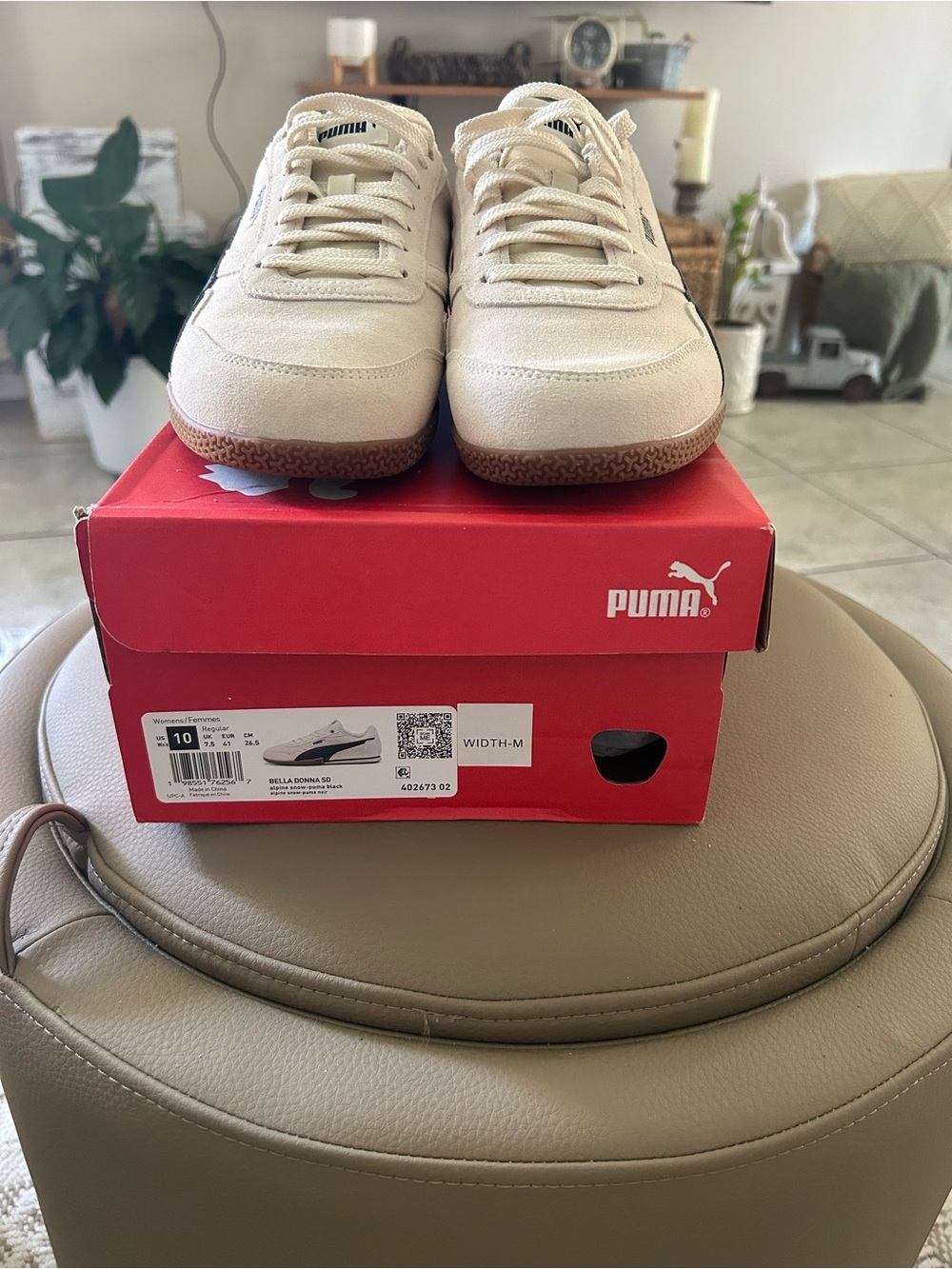 Puma Bella Donna SD Low-Top Sneakers with Gum Sole.10